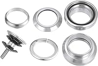 Vista 6 de X AUTOHAUX 1.339 in 1-1/8" Auriculares de bicicleta sin rosca Combo Auriculares externos sin rosca Auriculares de cartucho sellado MTB Road Headset