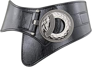 Women's Elastic Wide Belt Elastic Waistband Belts Decorative Dress