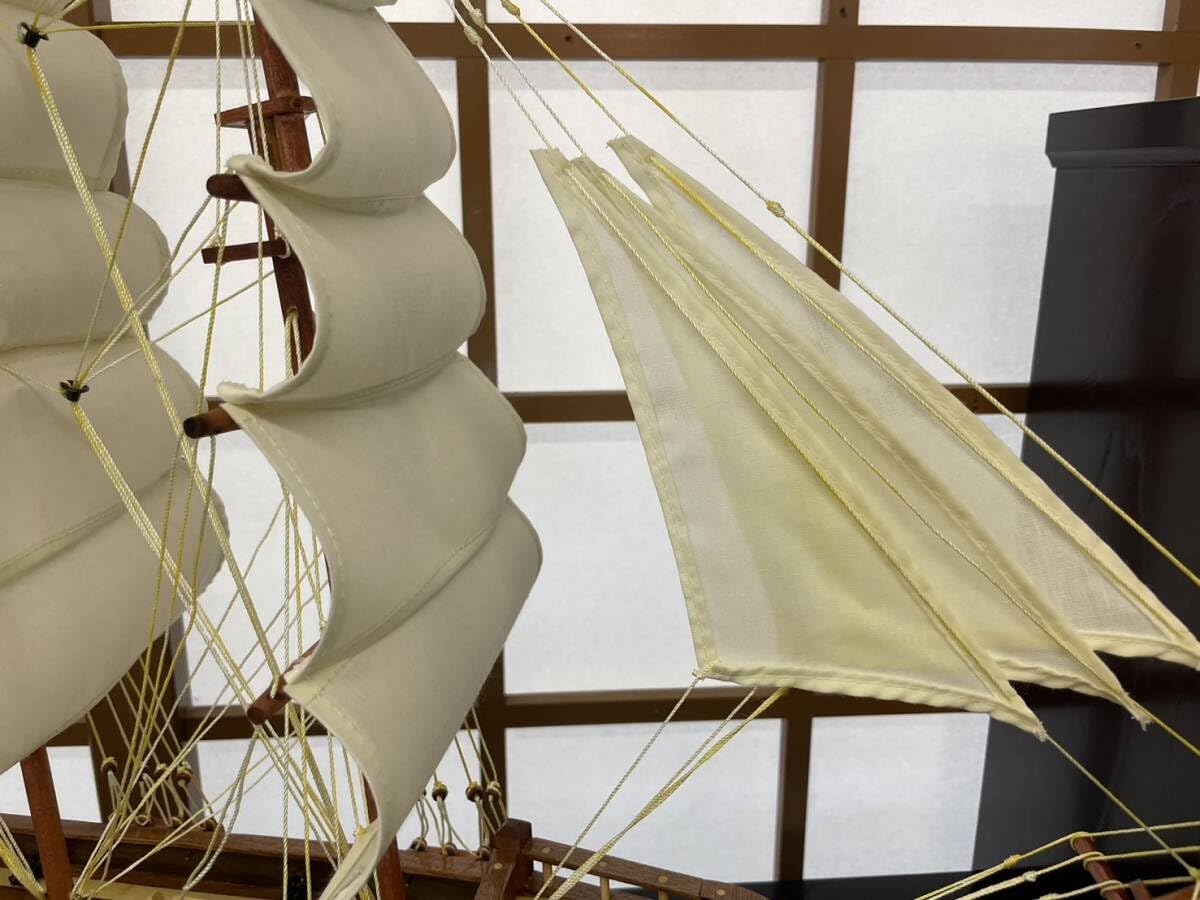 帆船模型　木製　ローズウッド　木製帆船　船　モデルシップ　職人手作り　舟　軍艦 Amazon.co.jp: 帆船模型 ナポレオン NAPOLEON 船 モデルシップ