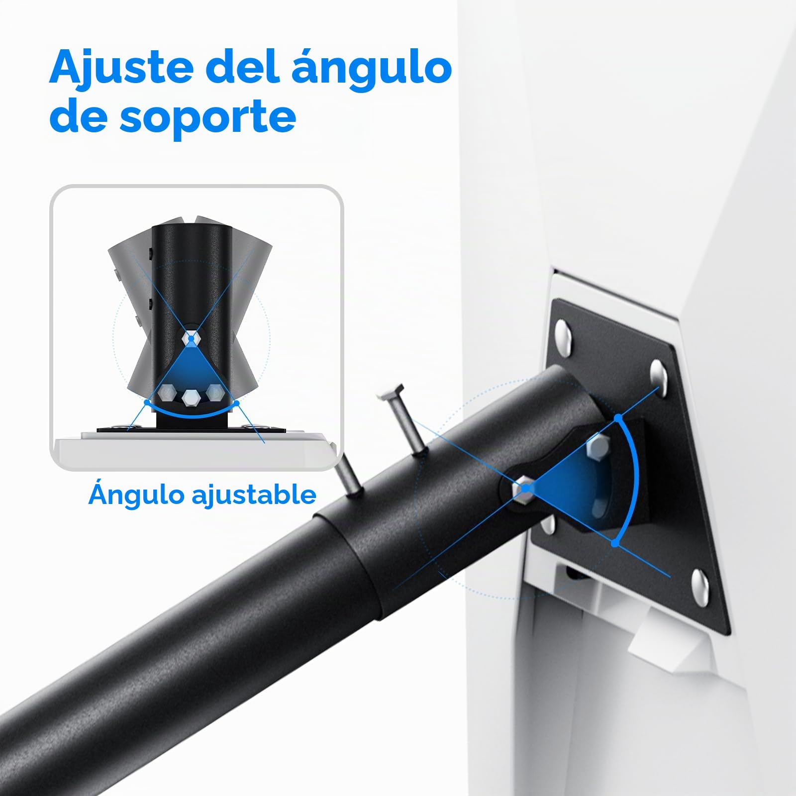 Soporte ajustable Starlink Gen 3, adaptador de tubo Starlink Gen 3, para base de montaje Starlink V3, placa de montaje ajustable Starlink V3, diámetro del tubo de 1,73 (4,4 cm) pulgadas
