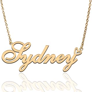 Custom Name Necklace Customized Personalized Plated Necklace for Mother Daughter Friendship Women Valentine's Day Christmas Birthday New Year Party