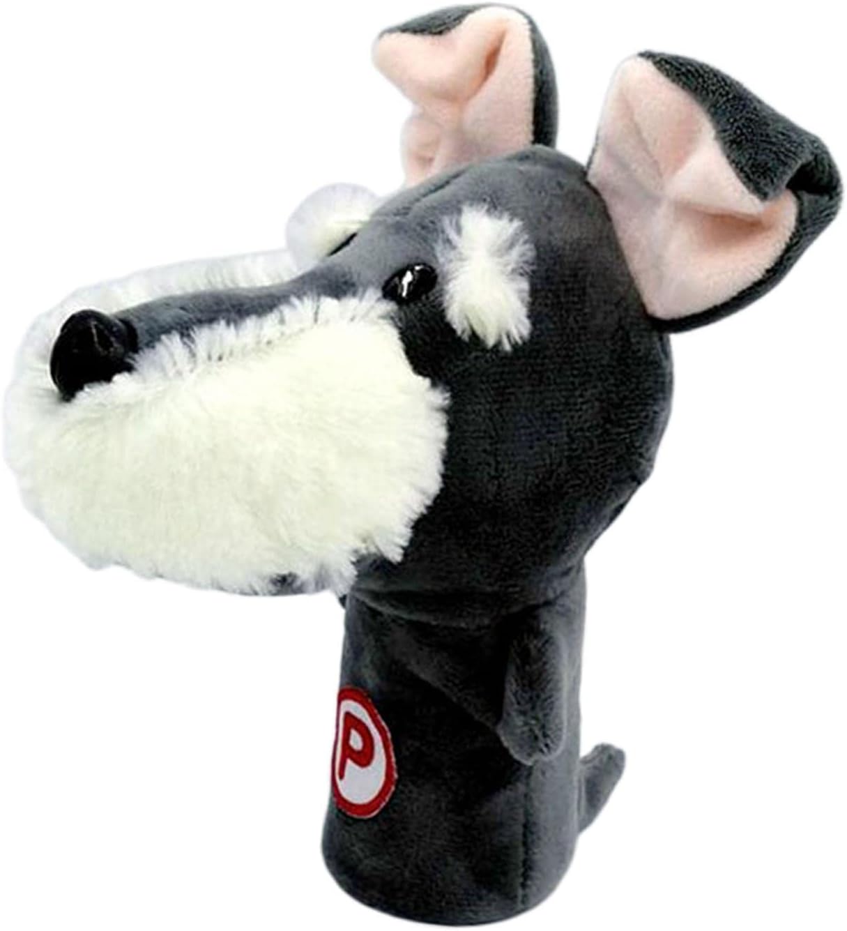 Cartoon Plush Animal Golf Iron Head Covers Club Headcover with Number Applique for Easy Recognition Cotton Lining ion Accessory - Stylish Design & Maximum ion - Golf Gift - Sizes - Dog No.P