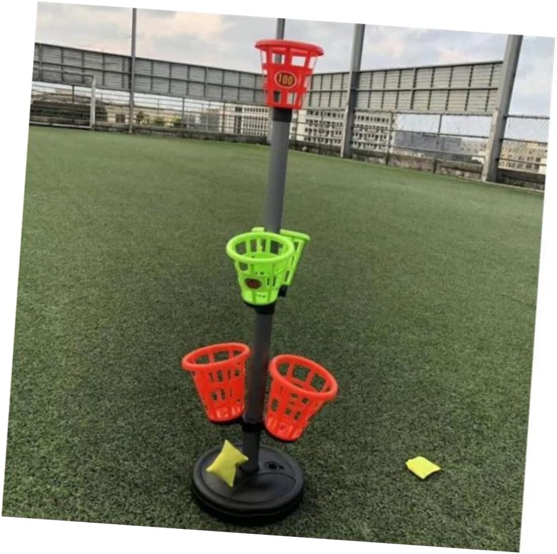 Toyvian Tower Toss Precision Bean Bag Toss Boys and Girls Adults Improves Coordination