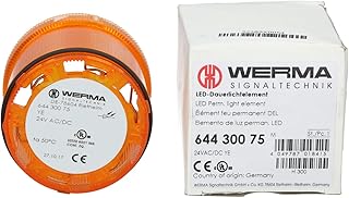 WERMC 644.300.75 LED Permanent Light Element, 24 VAC/DC, Yellow