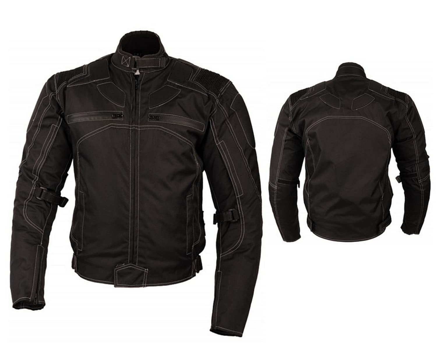 l&j Motorradjacke Textil Jacke mit herausnehmbaren Protektoren Motorrad Jacke Biker Cross Enduro