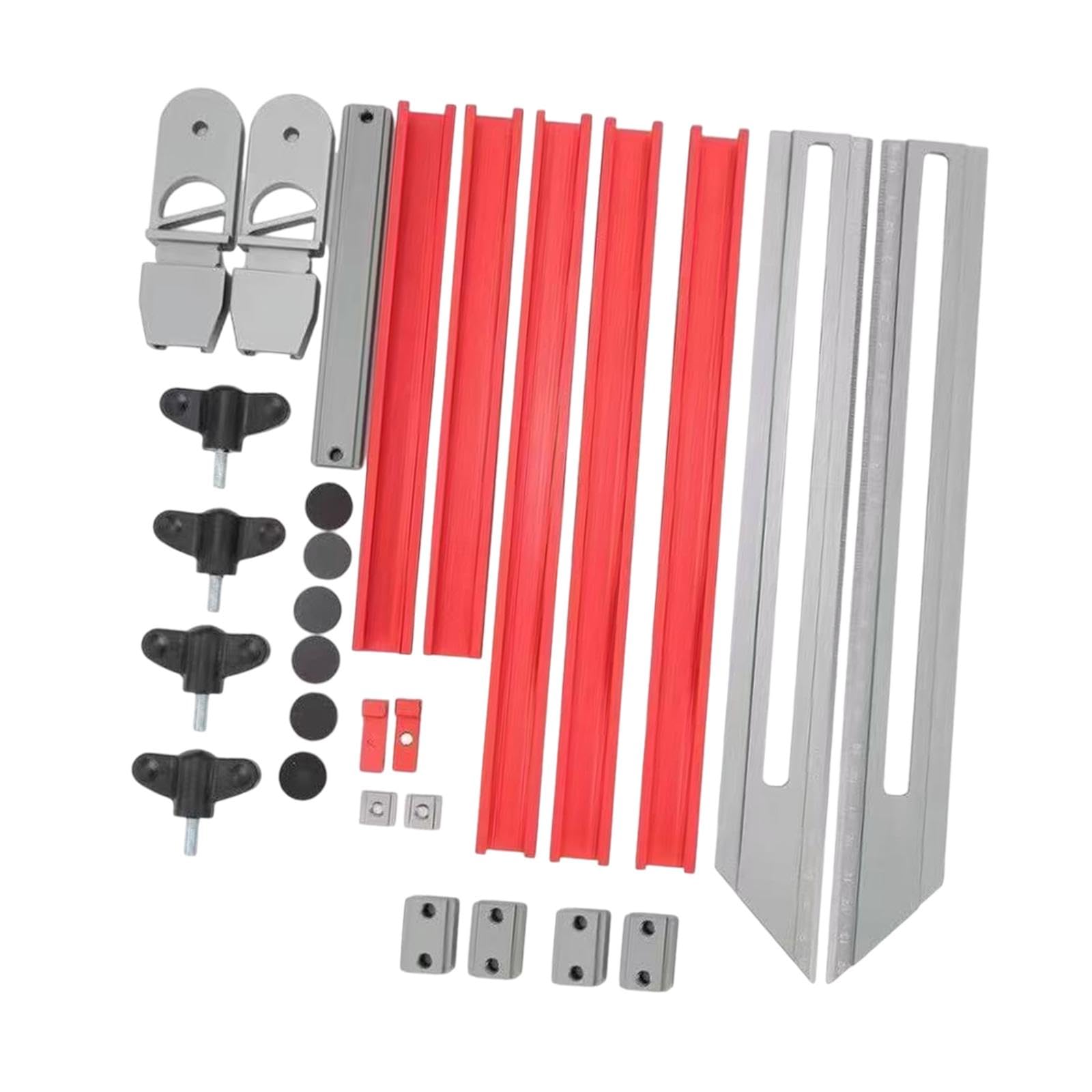 Qianly Plantilla para Escalones, Herramienta, Medidor de Escalones para Tabiques de Esquina,