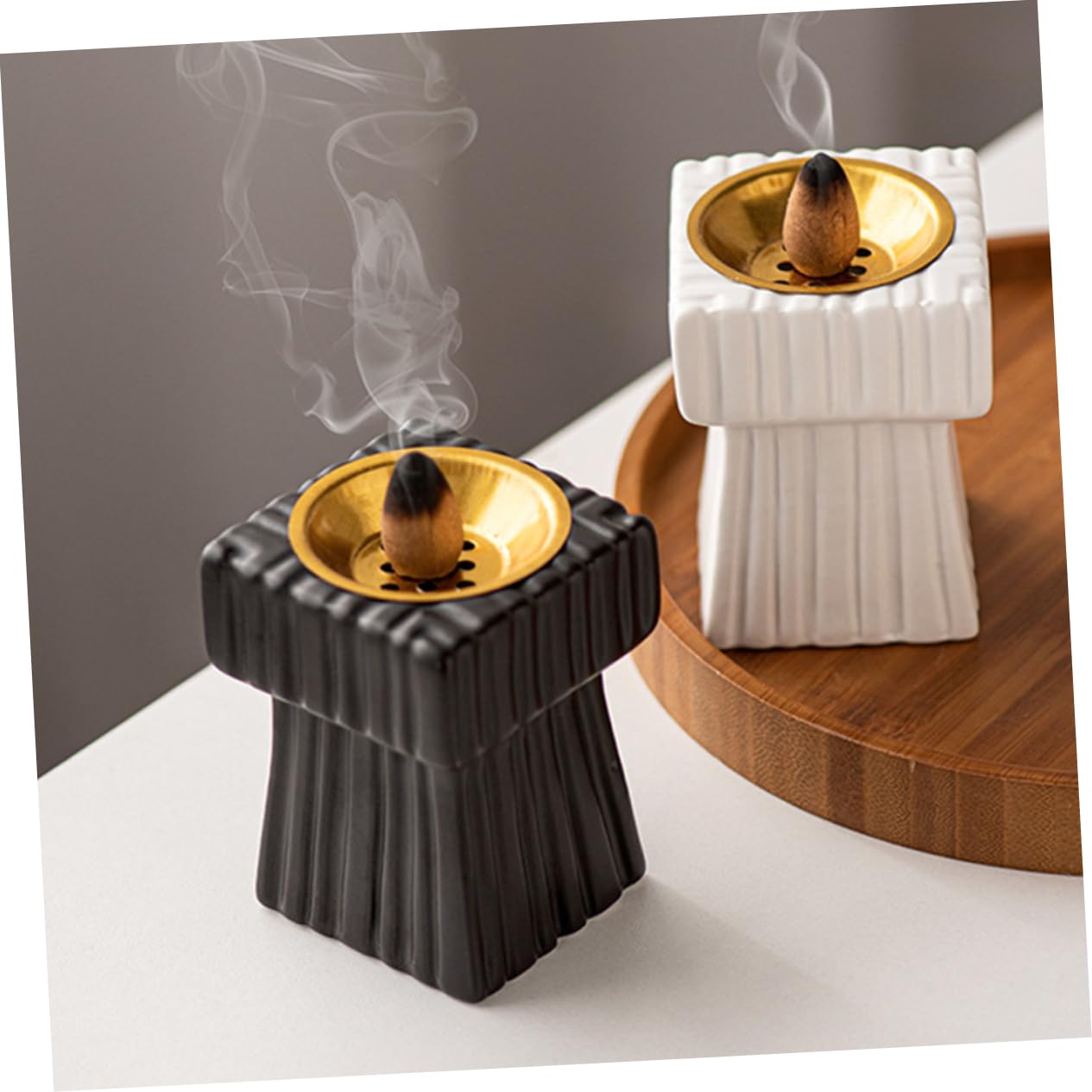3stücke Keramischer Räuchergefäß Mit Modernem Design Vielseitig Einsetzbar Für Meditation Und Aromatherapie Für Arabische Und Dekoration Im