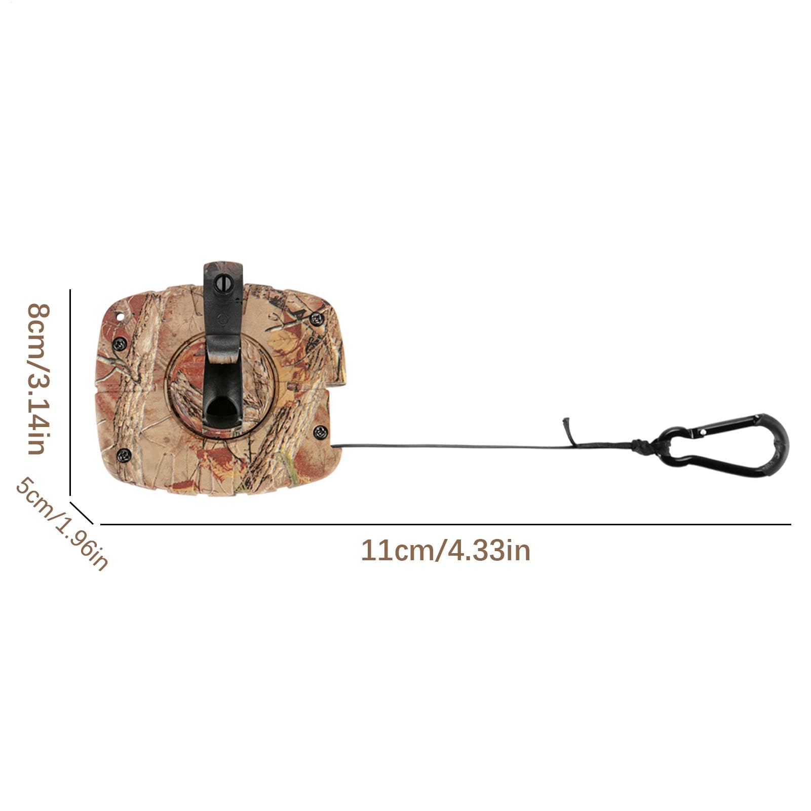 Cuerda de retráctil, Accesorios de Caza silenciosos, Ascensor de Caza, Soporte de árbol, Soporte de Cuerda portátil, Cuerda de elevación de Caza para Herramientas de de Caza