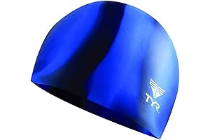 TYR Multi Silicone Adult Swim Cap: Premium Comfort and Durability for Men