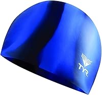 Vista 7 de TYR Gorro de natación para adultos de silicona multicolor