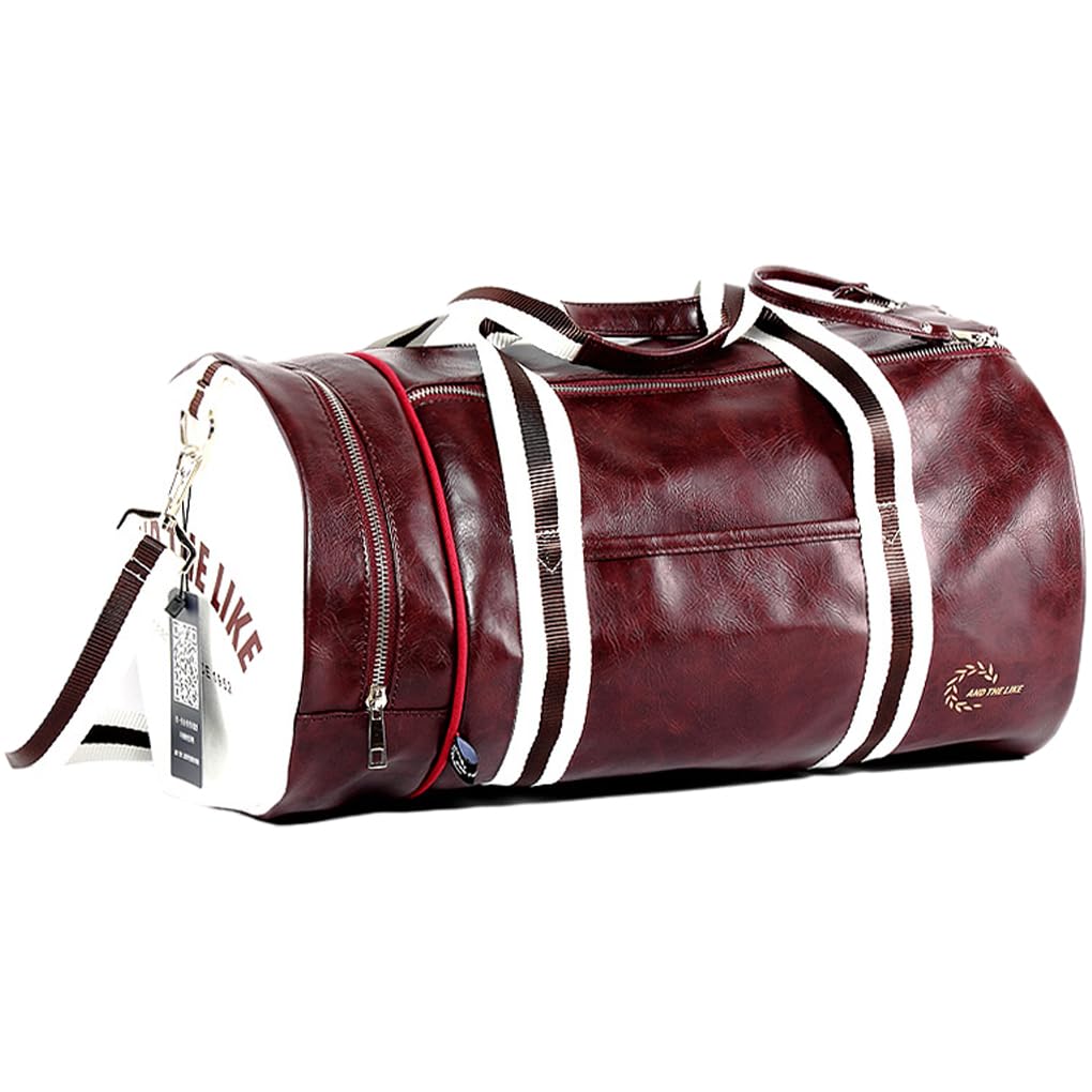 Reisehandtasche, stilvoller und praktischer Reisebegleiter, PU Reisetasche mit großer Kapazität, Umhängetasche, Fitnesstasche