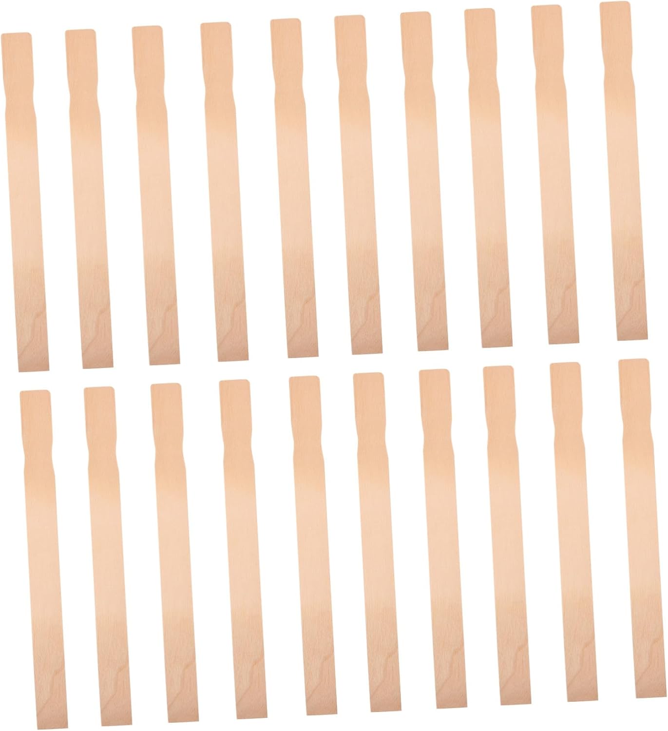 25pcs Wood Paint Stir Sticks for Alkyd Paint, Khaki