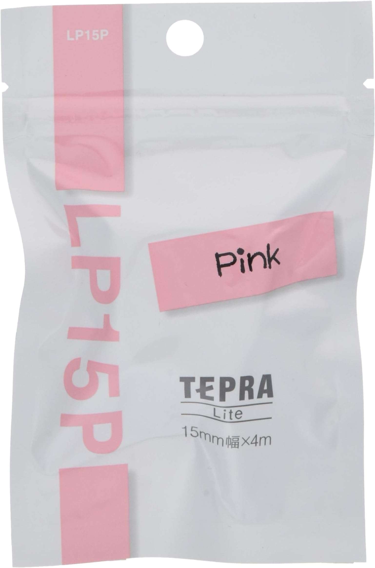 KING JIMTepra LP15P Lite Tape, Pink