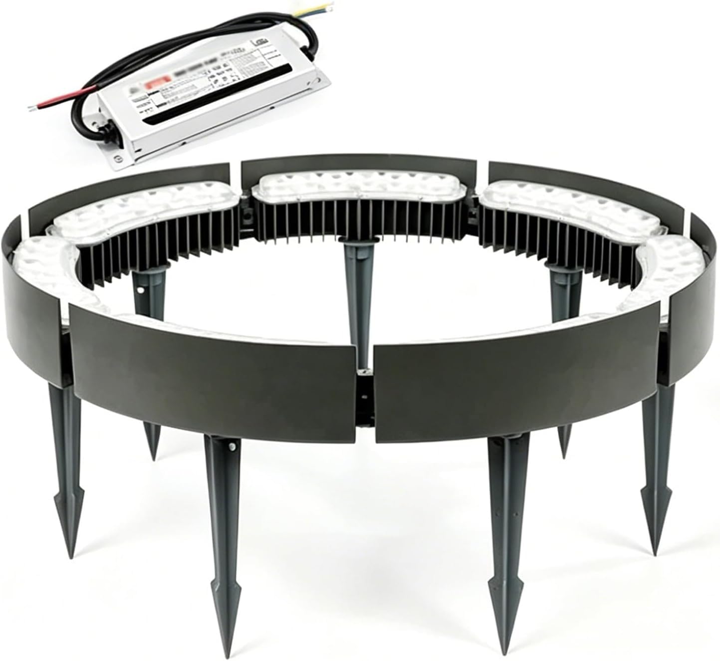 k3Mq9Rw Solar Tree Lights 24V DC LED Tree Ring Lights, Suitable For Decorating Commercial Palm Trees(Rgb,7 Packs)
