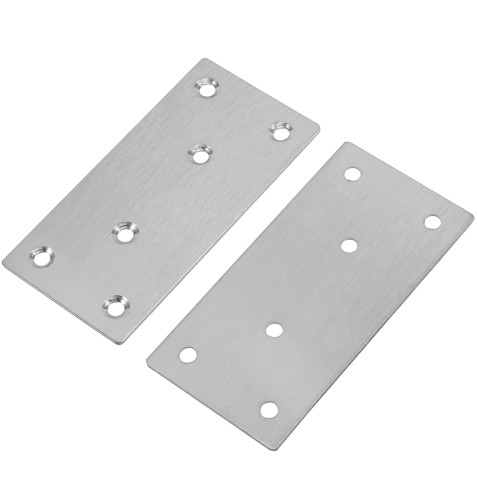 ZOENHOU 40 PCS Ending Bracket Plate With Screws, 4 X 2 Inch Heavy Duty - View #3