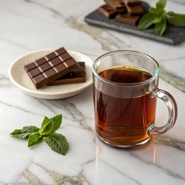 Teeccino Dandelion Root Tea - Mocha Mint - Caffeine Free, Roasted Herbal Tea with Prebiotics, 3x More Herbs than Regular Tea Bags, Gluten Free - 10 Tea Bags (Pack of 4) 4
