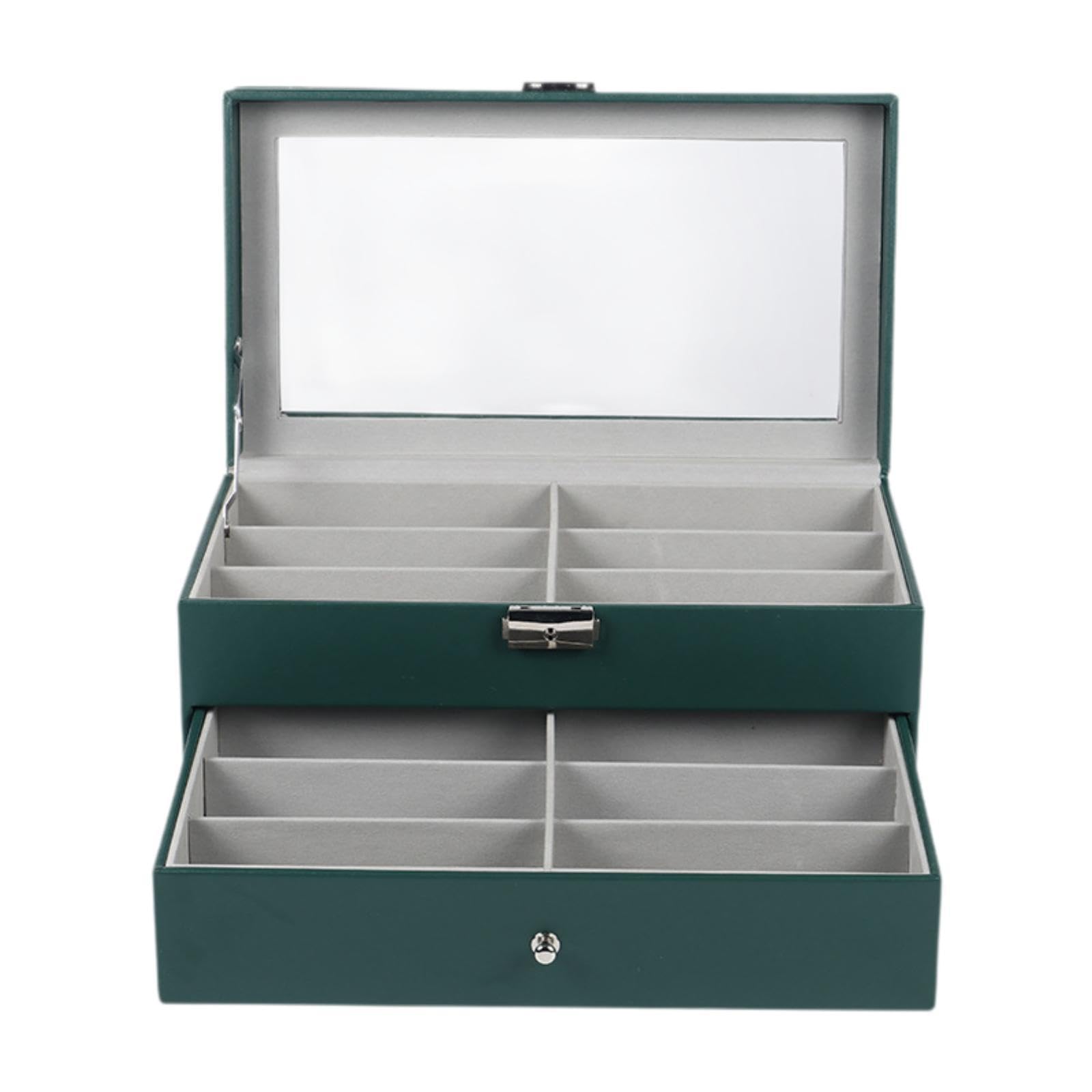 enakshi (label) Eyeglass Case Organizer Sunglasses Storage Organizer for Collector Men Women green|Health & Beauty | Vision Care | Eyeglass Cases-picture-43