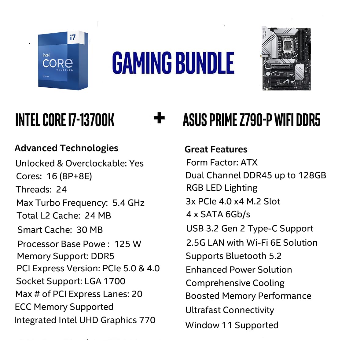 Inlandcpu Motherboard Intel Core I7 13700k Desktop Processor 16 Cores |  Desertcart Gambia