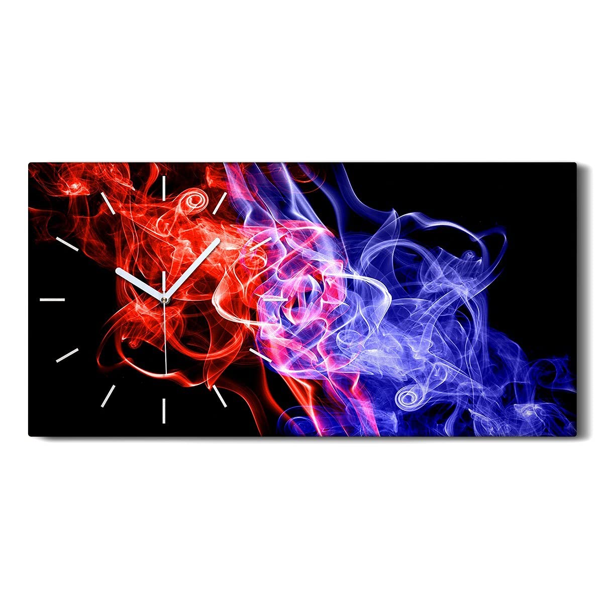 Horloge sur toile ne pas tic tac pour chambre calme
