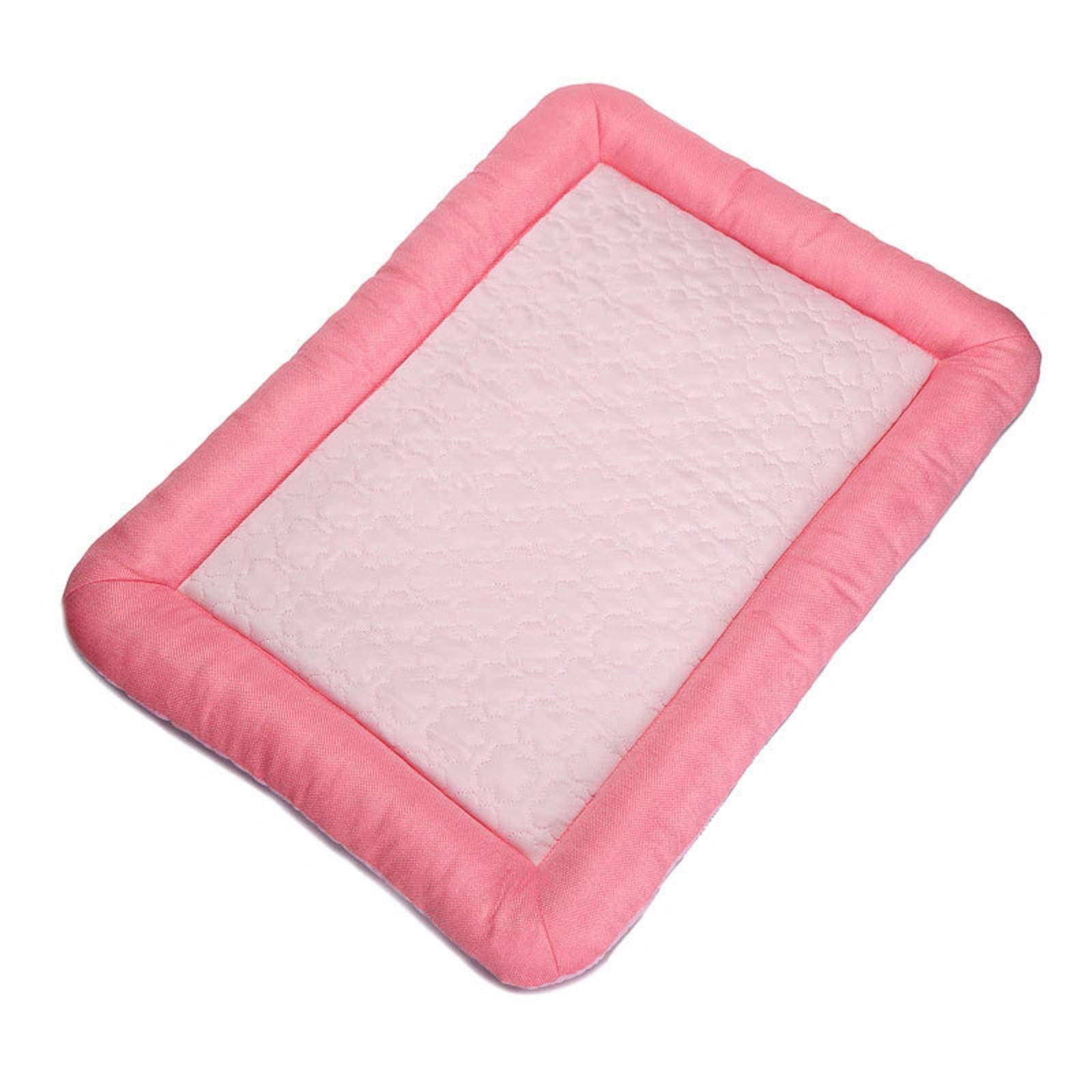 Dog Mat Cat Mat Summer Pet Cooling Mat Small And Medium-sized Dog Ice Silk Cool Mat Spot New Flax Cold Feeling Pet Mat