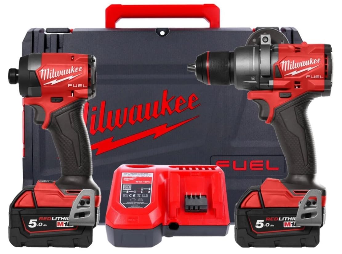 Powerpack 2 herramientas 18 V FUEL (2 x 5,0 Ah) M18 FPP2A3-502X - MILWAUKEE 4933480873