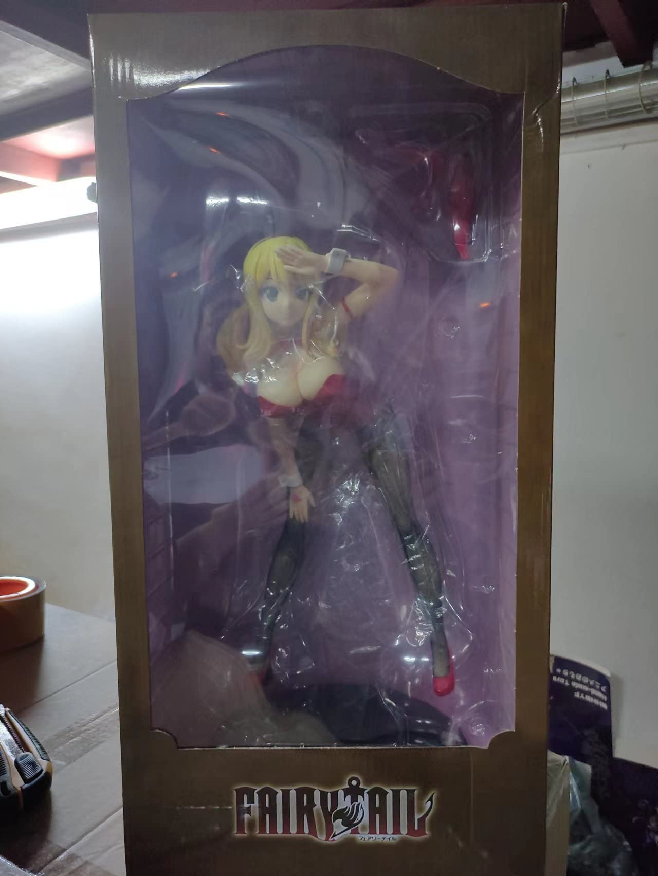 Zatanend Anime Figure 1/4 Lucy Heartfilia-Bunny Gril Ver. Action Figure Models Desktop Decoration Home Gift