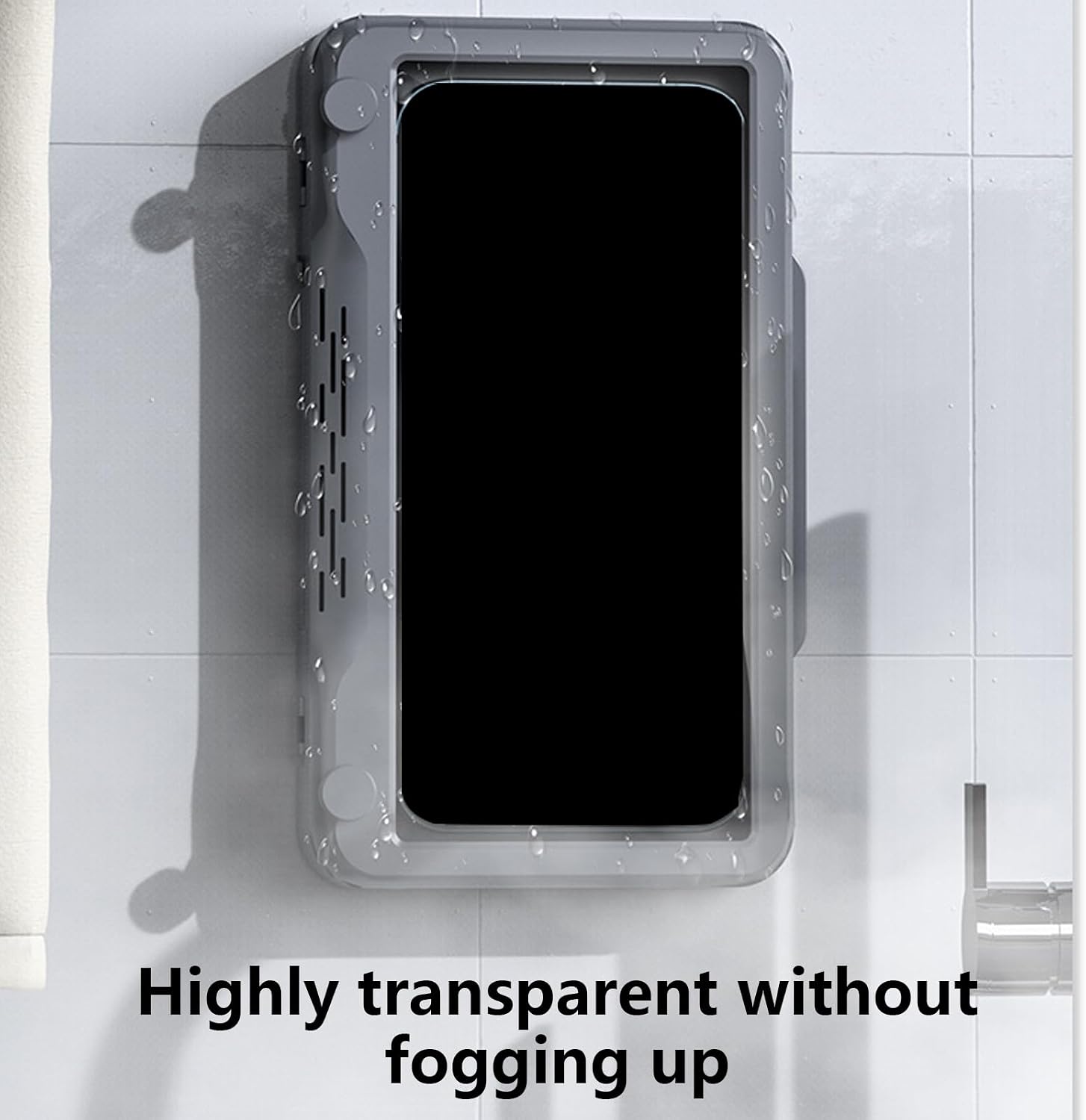 hejhncii Shower Phone Holders 180° Rotatable Adjustable Case Holders, Bathroom Wall Mount Stand Stand for