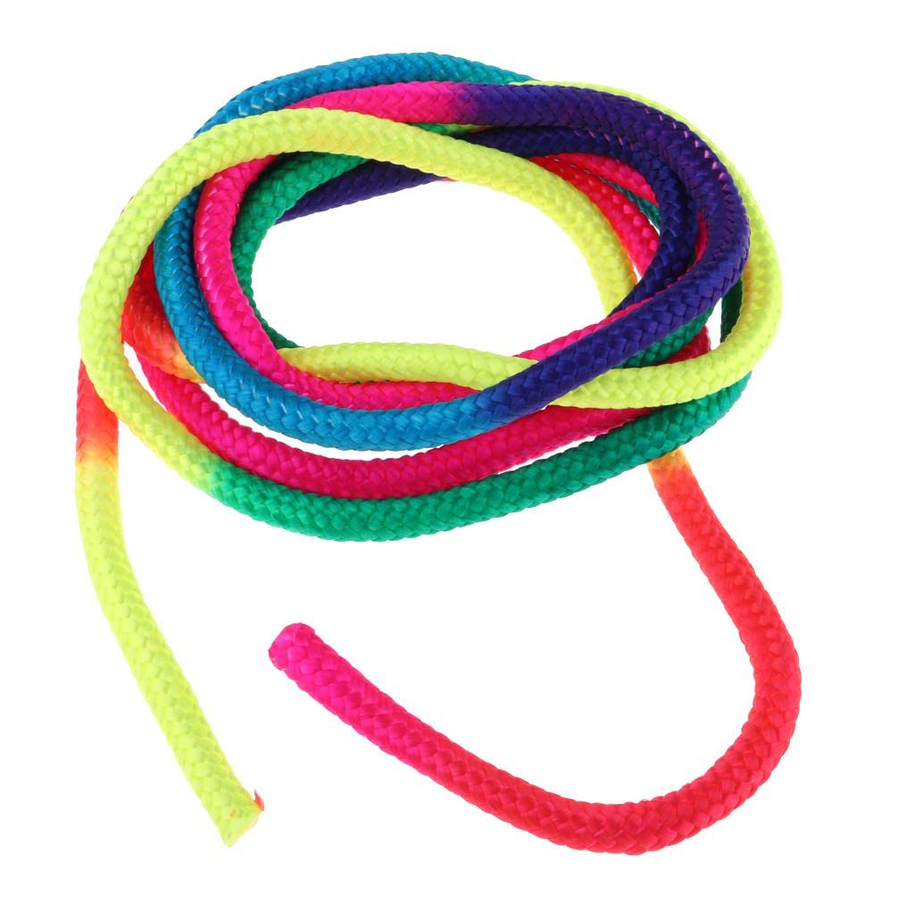 BNF® Rainbow Colour Artistic Gymnastics Rope Exercise Fitness Rope Type 4 | Sporting Goods|Fitness Running & Yoga|Fitness Equipment & Gear|Jump Ropes | 1 Piece Artistic Gymnastics Rope-image-28