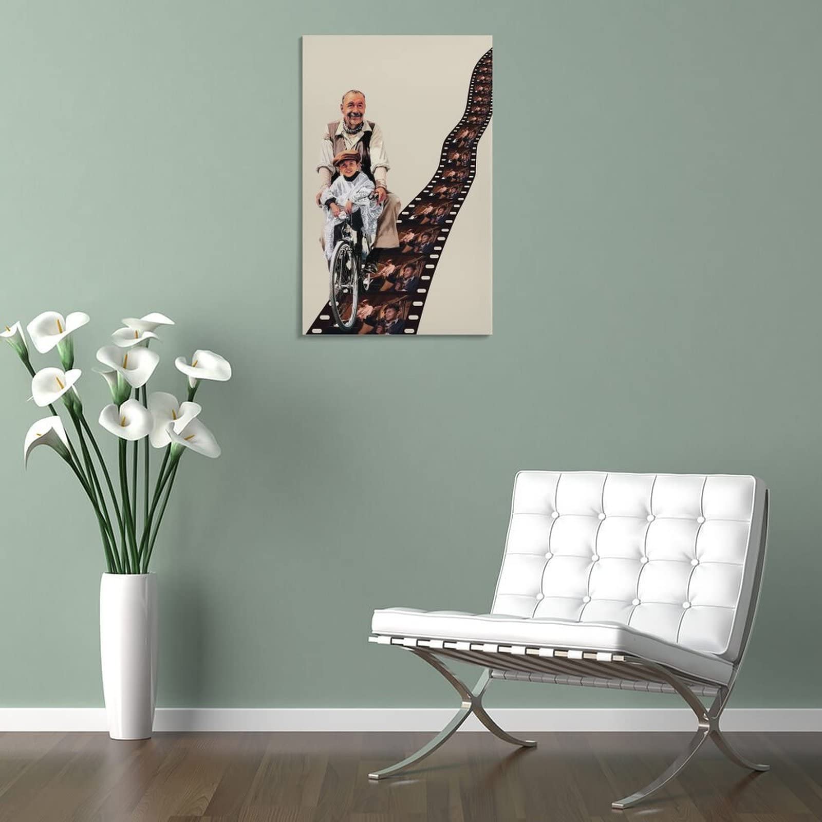 Póster de cine Paradiso de cine italiano para habitación, póster estético, pintura decorativa, lienzo para pared, póster de sala de estar, dormitorio, 40 x 60 cm