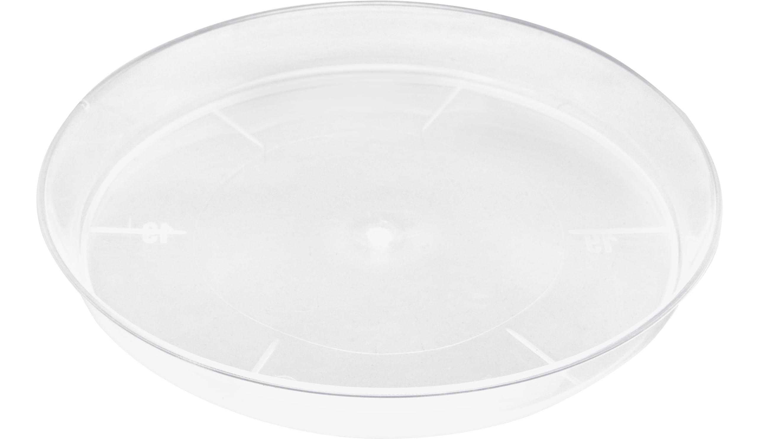 Set 18 Sottovasi In Plastica Trasparente BELLE VOUS – 3 Dimensioni Diverse (13-22 Cm) – Per Piante Interne Ed Esterne