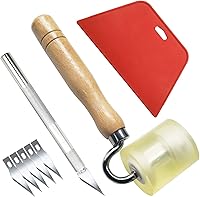 Vista 10 de tiptopcarbon Herramienta de alisado de papel pintado con raspador de 8 pulgadas para papel adhesivo, vinilo adhesivo, paquete de 10