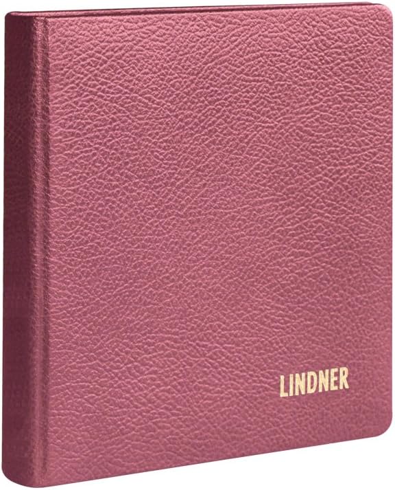 Carat Ring Binder Leather Empty - Wine Red