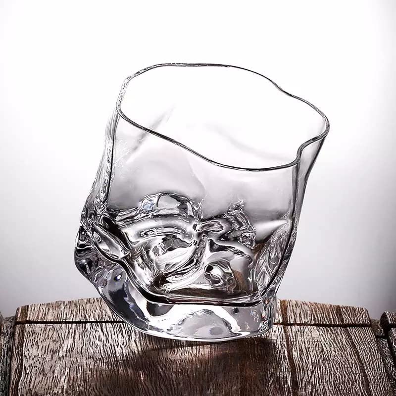 Image of 310 ML Premium Old Fashioned Crystal Whiskey Glasses (310 ML, Clear) (SETB of 04)