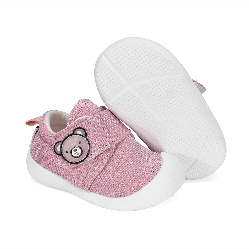 MASOCIO Chaussure Bébé Fille Garçon Premier Pas Baskets Bebe Plat Confort Caoutchouc Antiderapant