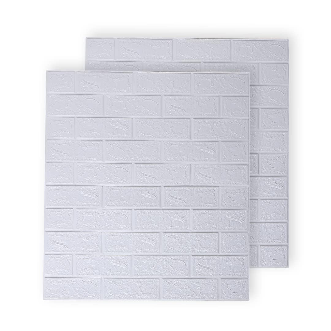 Kuber Industries Foam Brick Pattern 3D Wallpaper for Walls|Soft PE Foam| Easy to Peel, Stick & Remove DIY Wallpaper|Suitable on All Walls|Set of 2 Sheets, 70 cm X 77 cm (Pack of 1) (B0BC14NWS6) Amazon Price History, Amazon Price Tracker