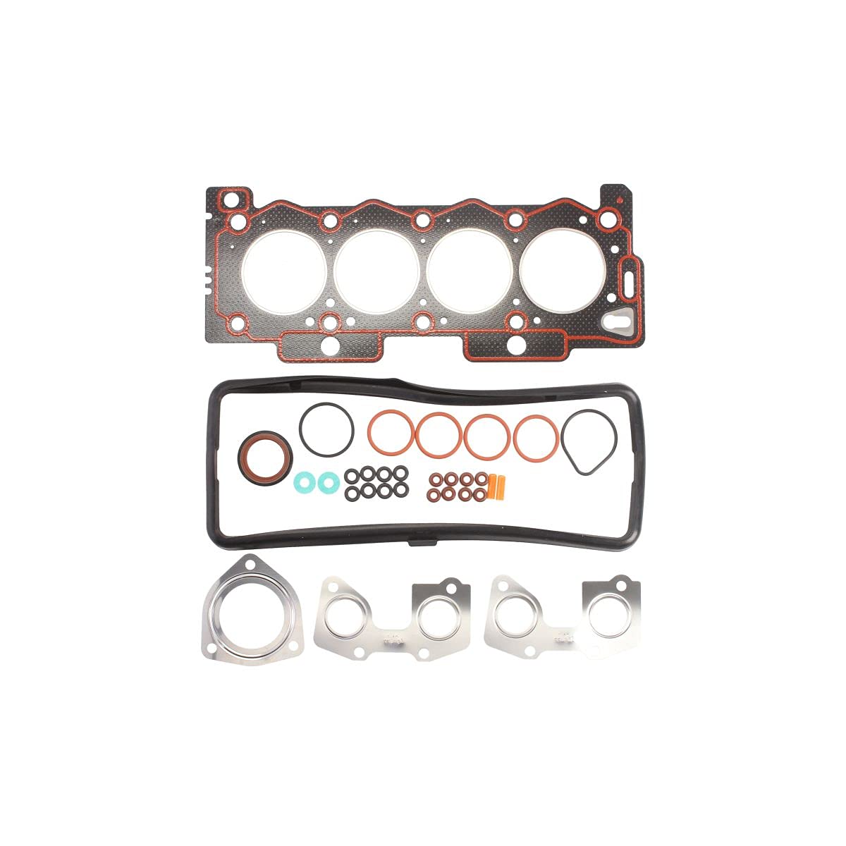 ELRING 332.640 Kit guarnizioni Testata con guarnizione testata con guarnizione tenuta stelo valvola | Compatibile con: PEUGEOT 206 Schrägheck