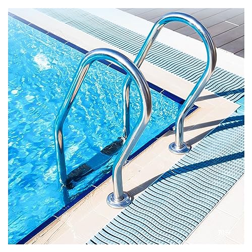 Escalera para piscina de acero inoxidable 2 escalones miniatura 1