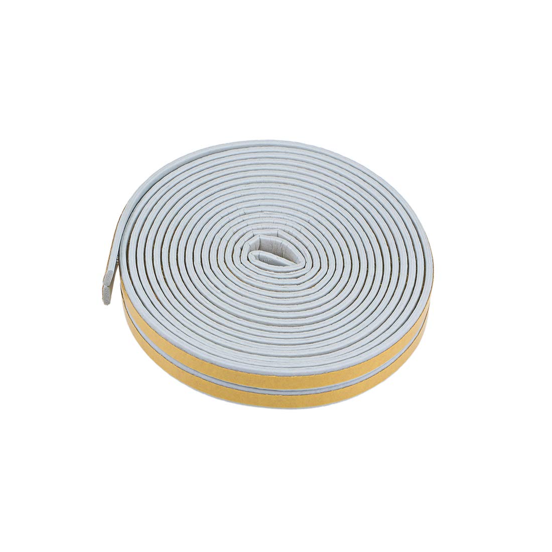 sourcing map Foam Tape Adhesive Weather Stripping 9mm Wide 2mm Thick, 3 Meters Long Gray, Pcs