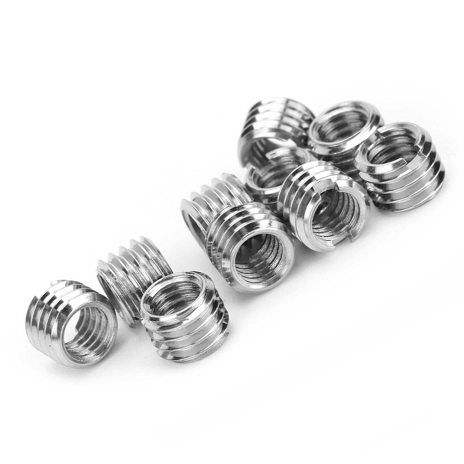 Inserti Filettati M6 M8 Lunghezza 6MM Acciaio Inossidabile Dado Riduttore Hardware Fastener