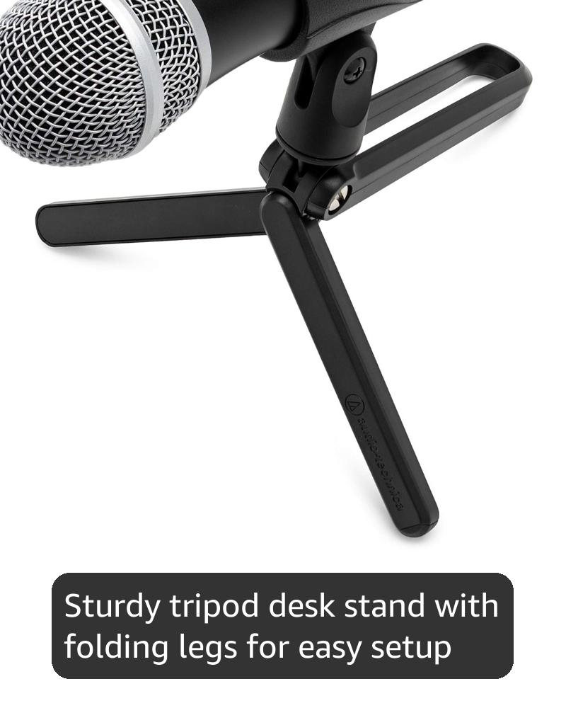 Audio-Technica ATR2100x-USB Cardioid Dynamic Microphone (ATR Series)