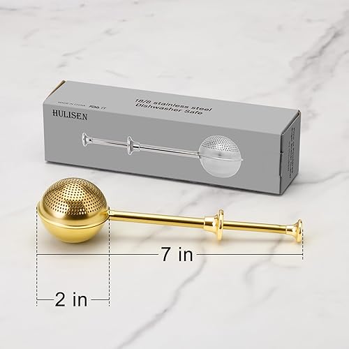 Miniatura 22 de HULISEN Plumero de harina para hornear, operación con una sola mano, agitador de azúcar en polvo de acero inoxidable 304, tamiz de harina para