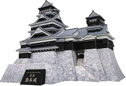Japanese Castle Architecture Himeji-jo DIY Handcraft Paper Model Toy Kids Gifts