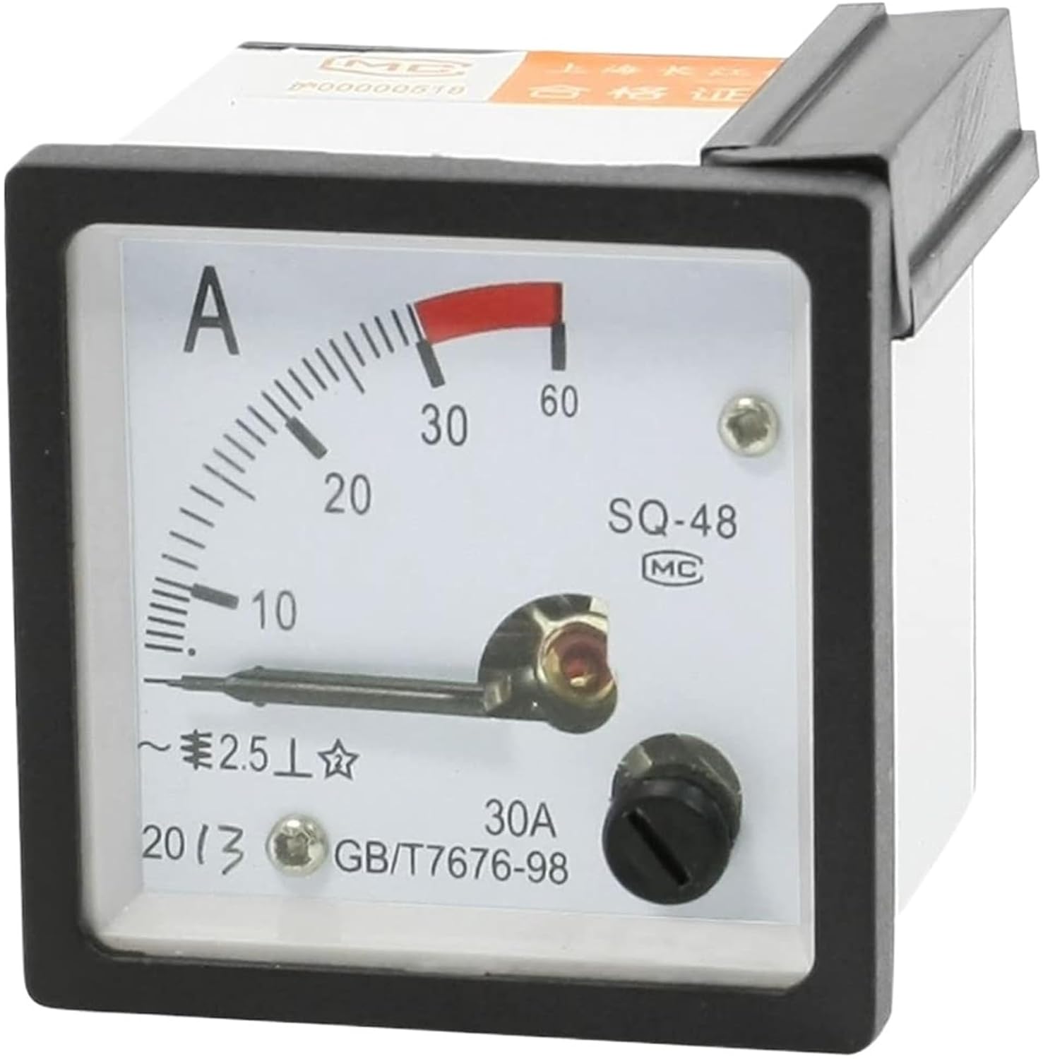 Analog Panel Ammeter Gauge Ampere Current Meter 1A2A3A5A10A20A30A50A | Ammeter(400A(5A))