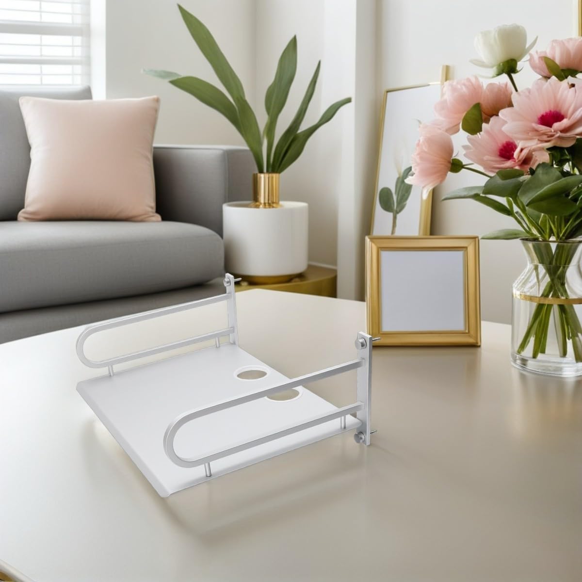 ifundom Soporte de Pared para Proyector de Aluminio, Flotante y Delgado