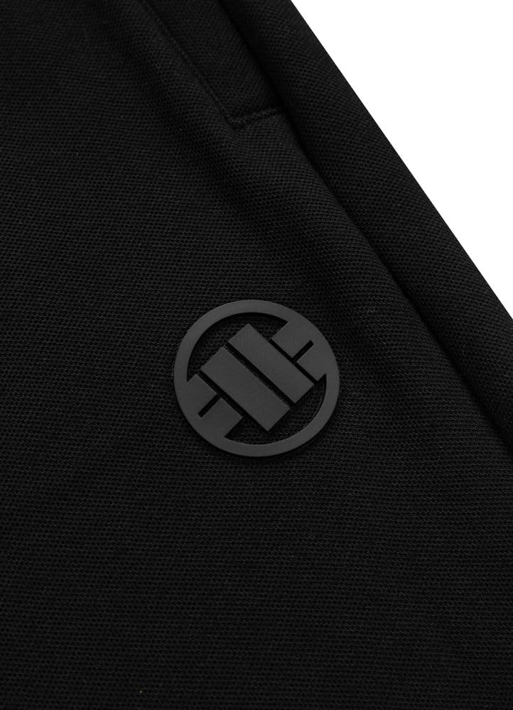 PITBULL - Pantalones de chándal largos para hombre, piqué rockey, pantalones de entrenamiento para hombre, corte normal, pantalones deportivos largos para hombre, dos bolsillos laterales, pantalones