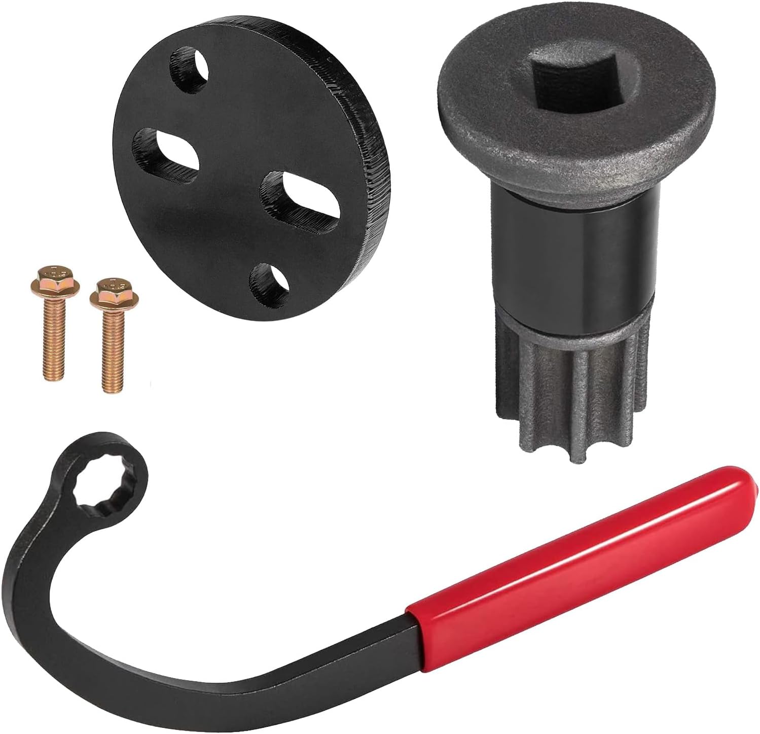 YMT Injection Pump Gear Puller Lock Nut Wrench and Engine Barring Tool Set Fits for Dodge Ram VE P7100 VP44,for Cummins B/C Series Diesels Engines 1989-2002