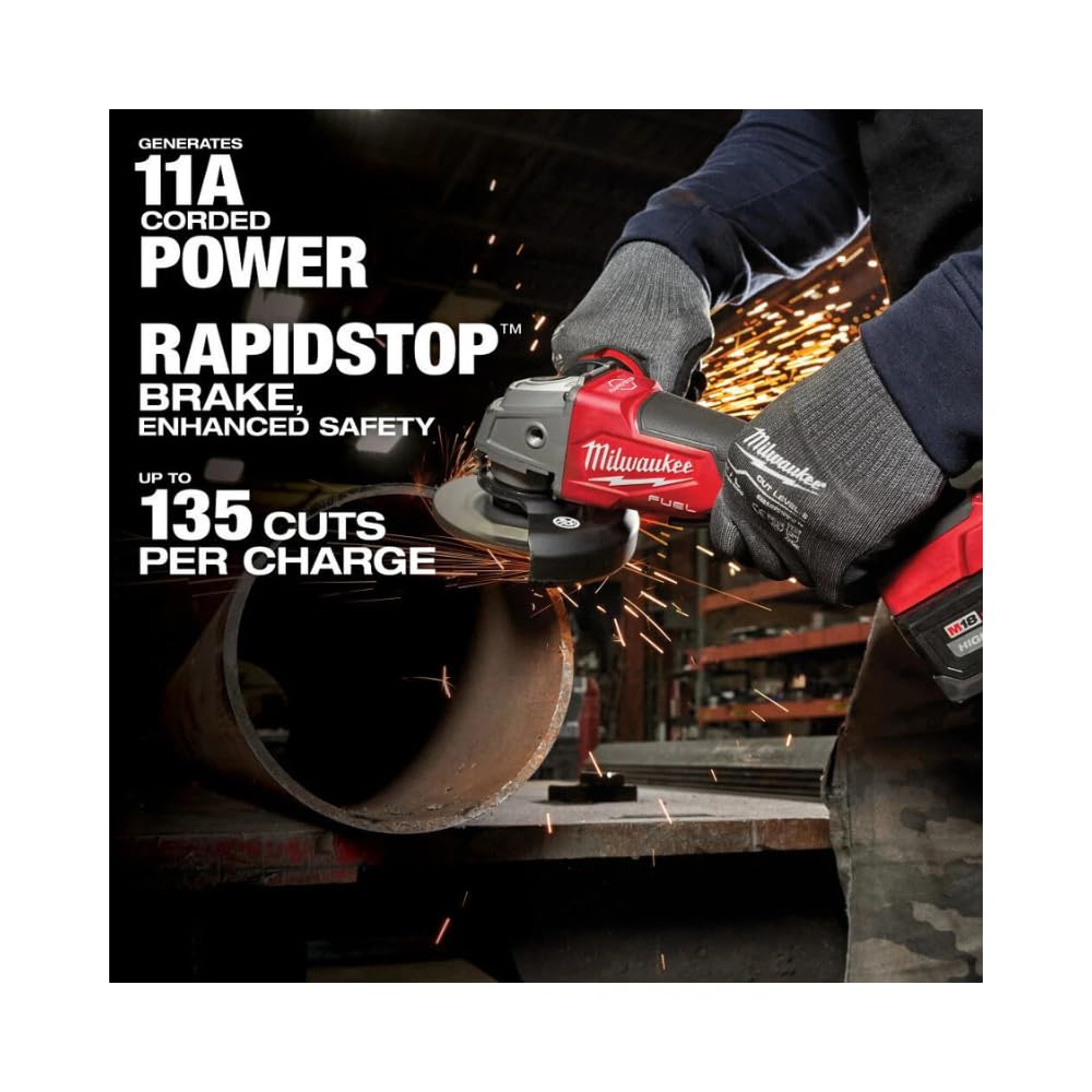 Milwaukee M18 FUEL Kit combinado inalámbrico de iones de litio de 18 voltios sin escobillas con dos baterías de 5.0 Ah, 1 cargador, 2 bolsas de herramientas (7 herramientas)