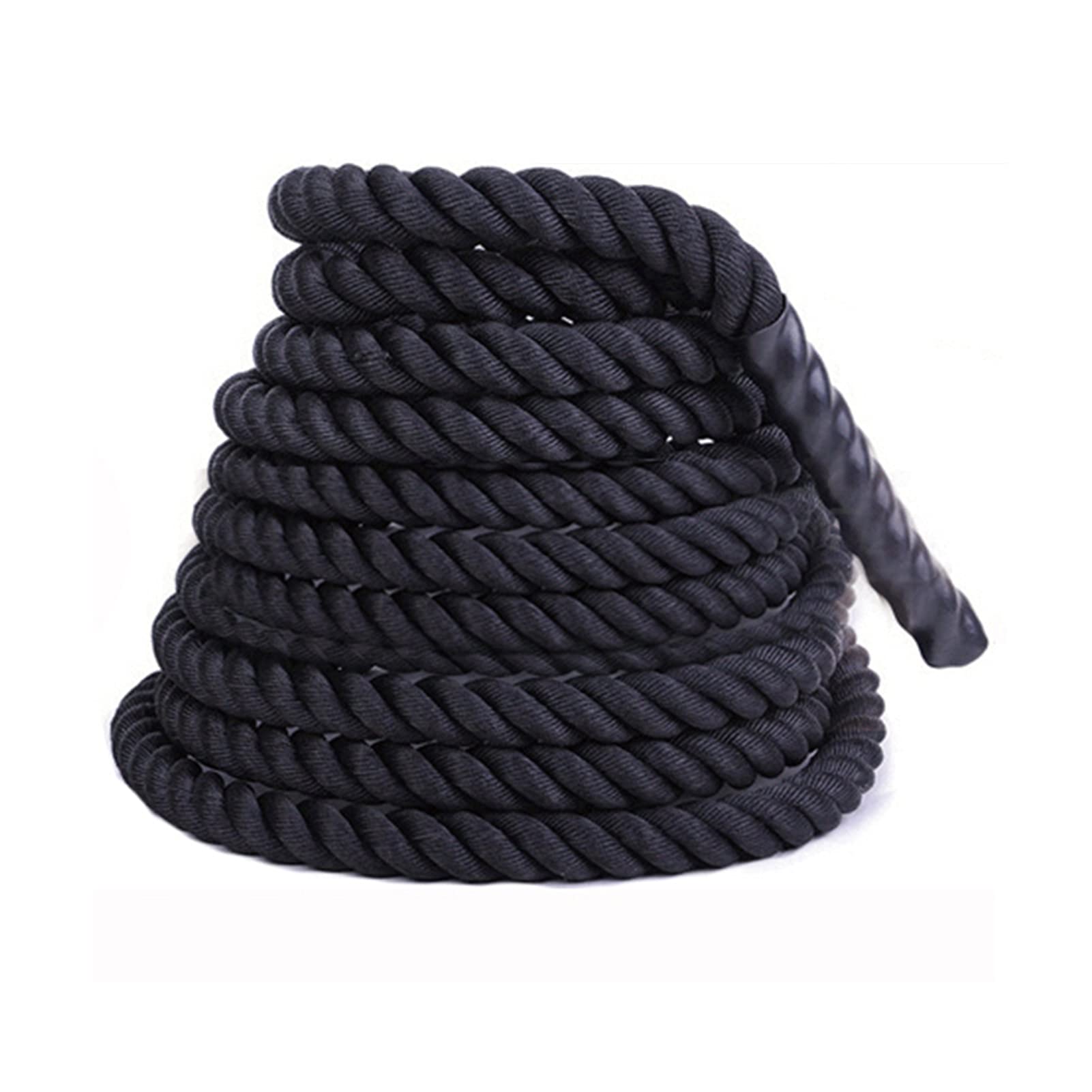Battle Rope Hua Krafttraining Battle Seil 9m / 12m / 15m, Schwere Skipping Sports Seil, Multifunktionales Männliches Und Weibliches Fitnessseil, Für Aerobic-Übungen (Size : 9m)