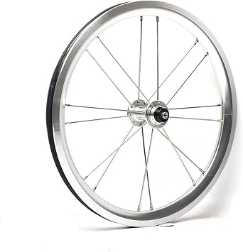 16 Inch Front Rear Wheel 305 Bike Wheelset Single Speed 9T Aluminum Alloy 74 85mm 16/20 Hole V Brake Folding Rim