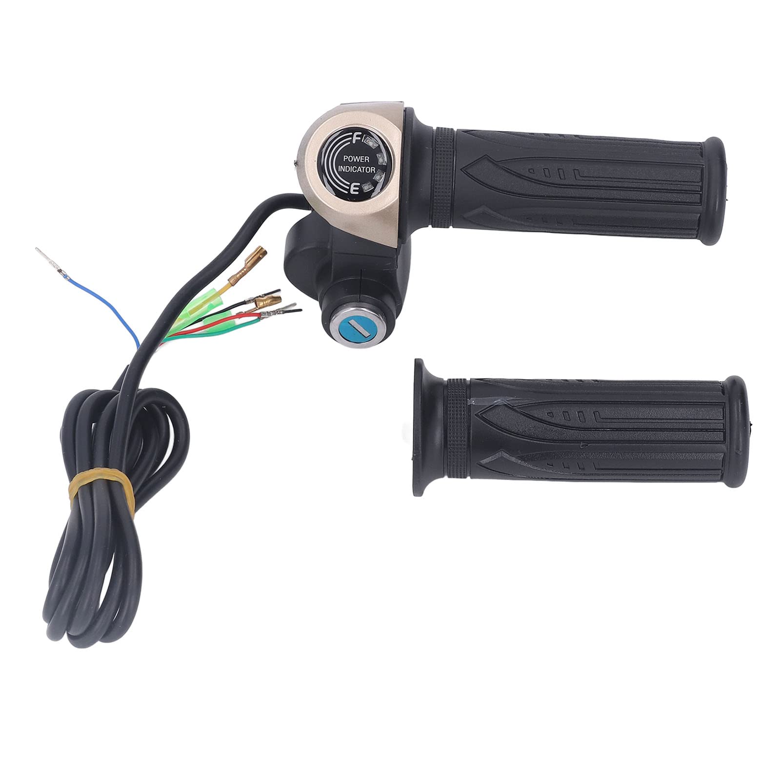 Poignée D'accélérateur LCD avec Contrôle Haute sensibilité pour Scooter électrique, Vélo Tout-Terrain, VTT, Vélo motorisé, écran LCD pour la sécurité de Conduite, Matériau ABS